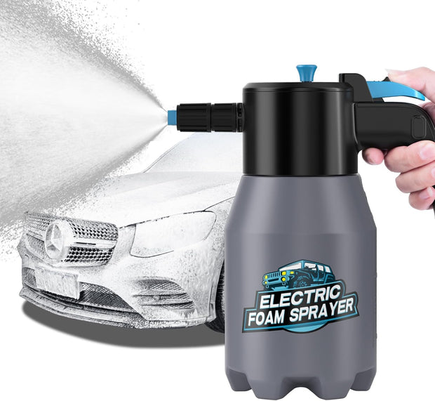 Rechargeable Electric Foam Sprayer – Powerful Handheld Foam Gun for Car Washing, Gardening & Home Cleaning