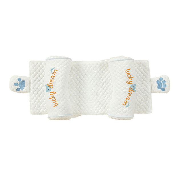 MiBaby Adjustable Infant Pillow (0-6 Months & 1+ Years) – Breathable Cotton, Ergonomic Design for Head Shaping & Comfort
