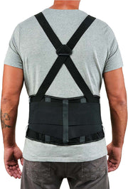 ProFlex 2000SF Advanced Back Support Brace – Ergonomic V-Shape Design with Adjustable Suspenders & Reinforced Stays