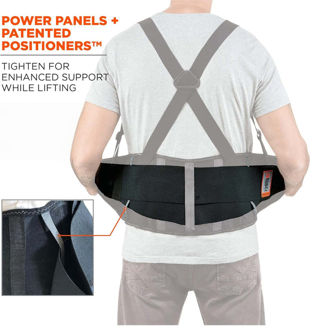 ProFlex 2000SF Advanced Back Support Brace – Ergonomic V-Shape Design with Adjustable Suspenders & Reinforced Stays