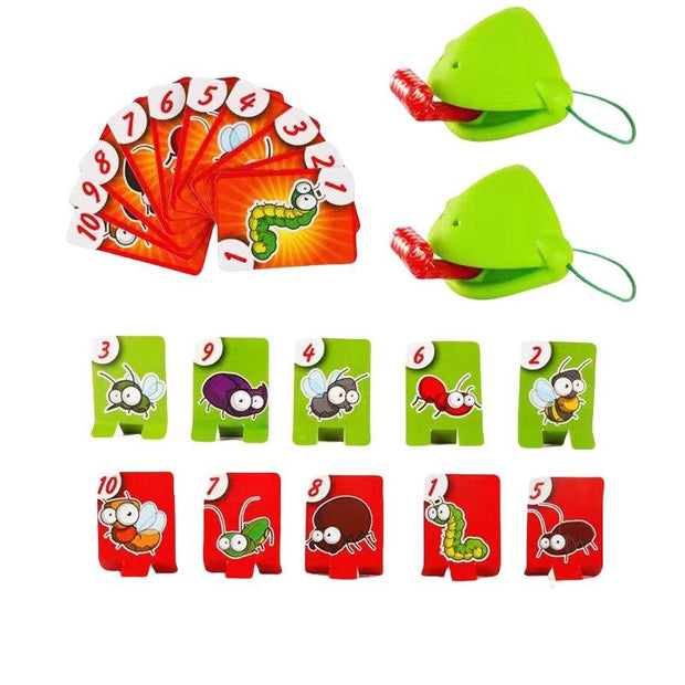 Flick & Stick Frog Tongue Challenge – Hilarious Face Mask Game