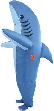 🦈 Inflatable Shark Costume with Big Mouth – Hilarious Party & Halloween Outfit