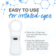 i-Chek Pro – Illuminated 5X Magnifying Eye Mirror for Eyelid & Eyelash Care