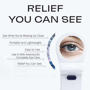 i-Chek Pro – Illuminated 5X Magnifying Eye Mirror for Eyelid & Eyelash Care