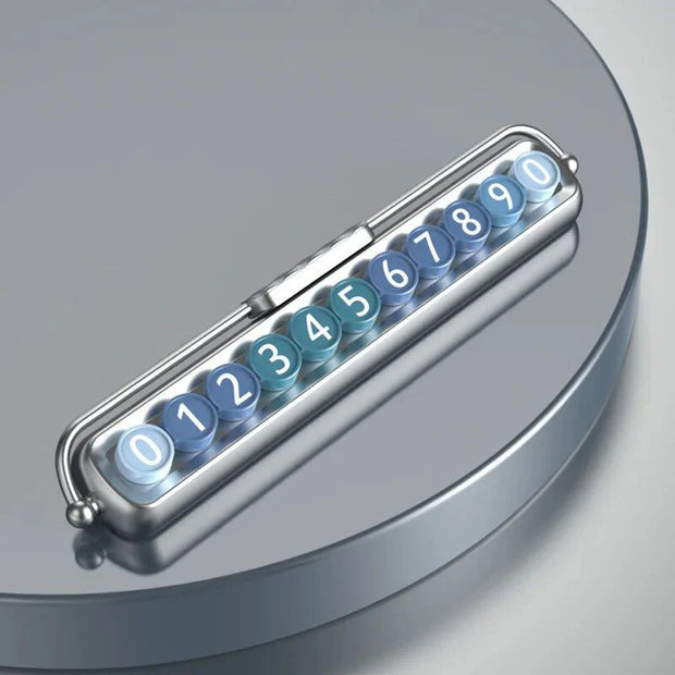 GlowGuard Hide & Show Parking Number Plate