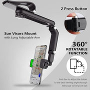 🚗 1080° Rotatable Car Phone Mount – Ultra-Stable, Multi-Angle, Multi-Scenario 📱✨