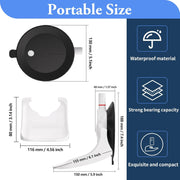 🚿 Suction Cup Shower Foot Rest – Safe & Easy Leg Support While You Shower!