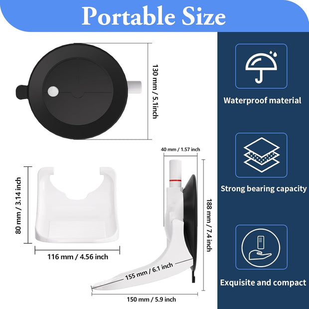 🚿 Suction Cup Shower Foot Rest – Safe & Easy Leg Support While You Shower!