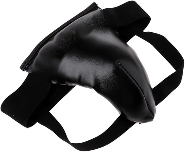 🥊 Premium PU Groin & Abdominal Protector – Flexible, Protective, and Built for Impact