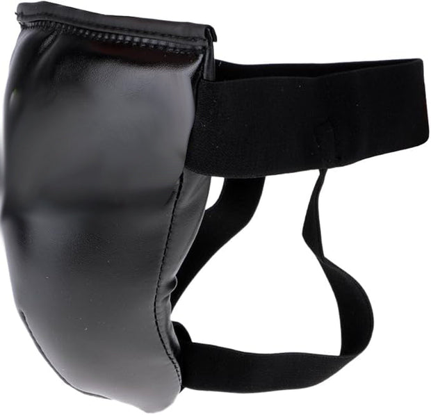 🥊 Premium PU Groin & Abdominal Protector – Flexible, Protective, and Built for Impact