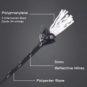 🌟 Reflective Tent Guy Ropes – Glow Like a Pro!