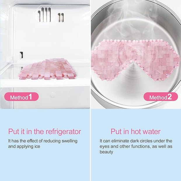 🌸Quartz Eye Massage Mask – Naturally Soothing Beauty for Your Eyes