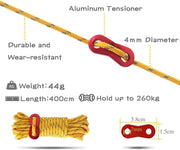🌟 Reflective Tent Guy Ropes – Glow Like a Pro!