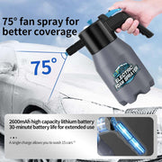 Rechargeable Electric Foam Sprayer – Powerful Handheld Foam Gun for Car Washing, Gardening & Home Cleaning