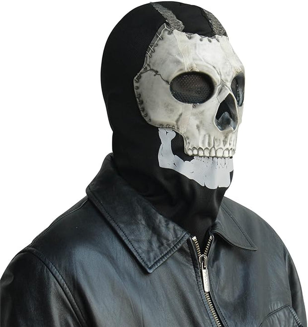 Halloween Ghost Mask – Terrifying Full-Face Skull Mask | Unisex Halloween Costume