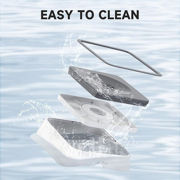 🐶 Dog Water Bowl with Splash-Proof & Slow-Drink Design｜Large Capacity, Travel-Friendly & Clean Hydration