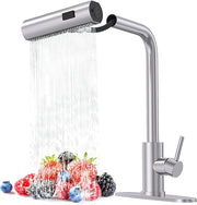 🚿 14-Inch Pull-Down Kitchen Faucet with 3-Mode Sprayer – Function Meets Elegance!