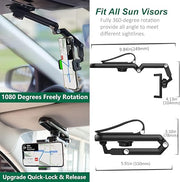 🚗 1080° Rotatable Car Phone Mount – Ultra-Stable, Multi-Angle, Multi-Scenario 📱✨