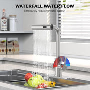 🚿 14-Inch Pull-Down Kitchen Faucet with 3-Mode Sprayer – Function Meets Elegance!