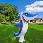 🦈 Inflatable Shark Costume with Big Mouth – Hilarious Party & Halloween Outfit