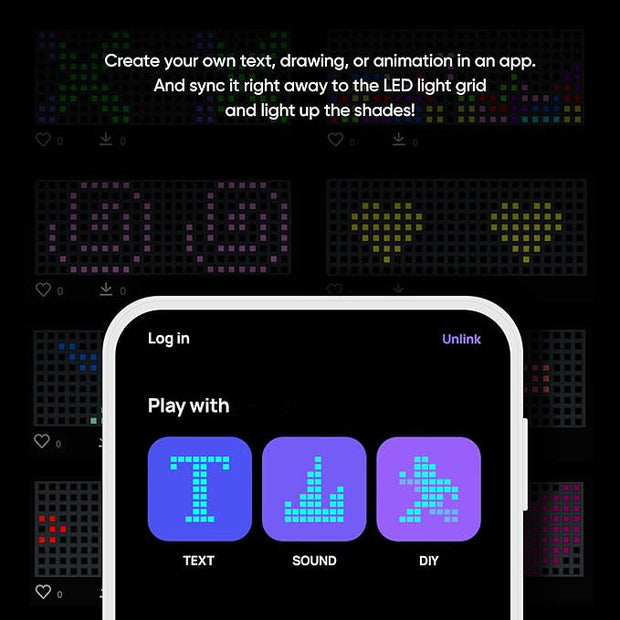 Customizable Bluetooth LED Glasses – Perfect for Christmas, Halloween & Birthday Parties