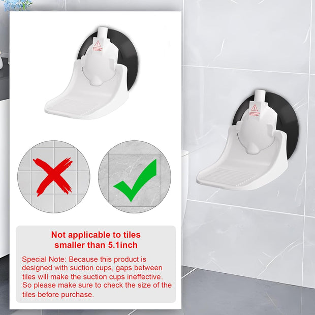 🚿 Suction Cup Shower Foot Rest – Safe & Easy Leg Support While You Shower!