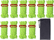 🌟 Reflective Tent Guy Ropes – Glow Like a Pro!