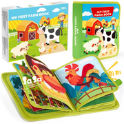 Busy Book for Toddlers 1-3 – Montessori Toys, Quiet Activity Board for Travel & Learning