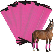 Horse Fly Boots – Breathable Mesh Leg Protection (Set of 4) | Comfortable & Durable Fly Defense