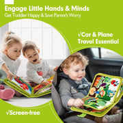 Busy Book for Toddlers 1-3 – Montessori Toys, Quiet Activity Board for Travel & Learning
