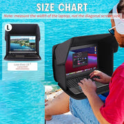 💻 Laptop Privacy Sunshade Bag – Block Glare, Protect Privacy & Work Anywhere
