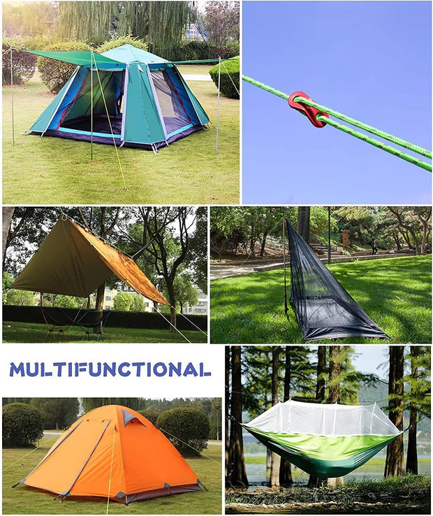 🌟 Reflective Tent Guy Ropes – Glow Like a Pro!