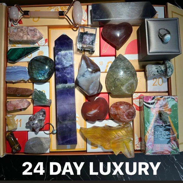 Discover Premium Crystals: 24-Day Luxury Christmas Advent Calendar
