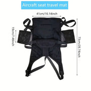 Airplane Seat Extender for Kids – Travel Baby Bed & Footrest | Foldable & Portable, Perfect for Long Flights
