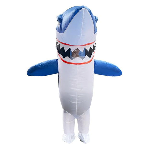 🦈 Inflatable Shark Costume with Big Mouth – Hilarious Party & Halloween Outfit