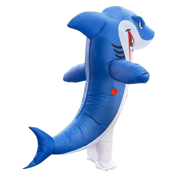 🦈 Inflatable Shark Costume with Big Mouth – Hilarious Party & Halloween Outfit