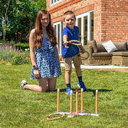 🎯 Wooden Ring Toss Game – Classic Fun for All Ages!