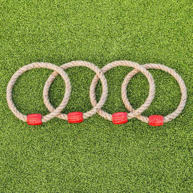 🎯 Wooden Ring Toss Game – Classic Fun for All Ages!