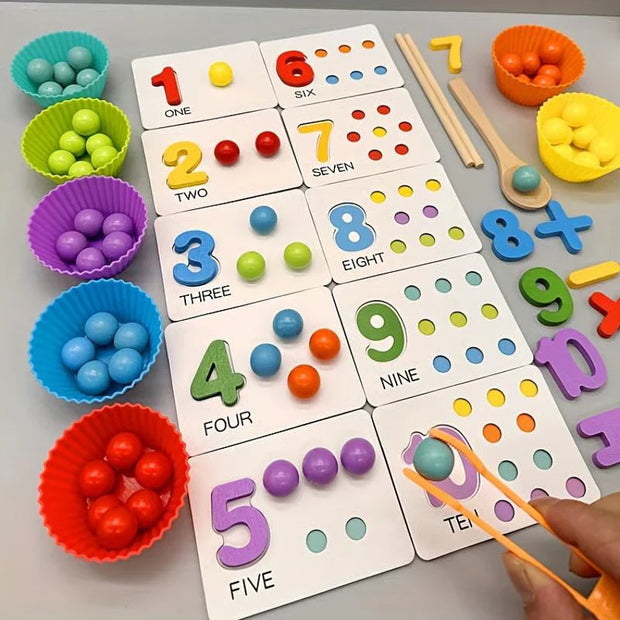 Math Learning Toy Set – Early Education Counting & Color Recognition Kit