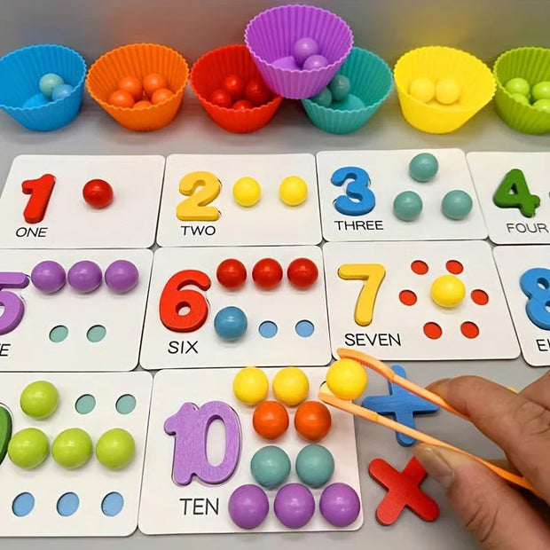 Math Learning Toy Set – Early Education Counting & Color Recognition Kit