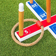 🎯 Wooden Ring Toss Game – Classic Fun for All Ages!
